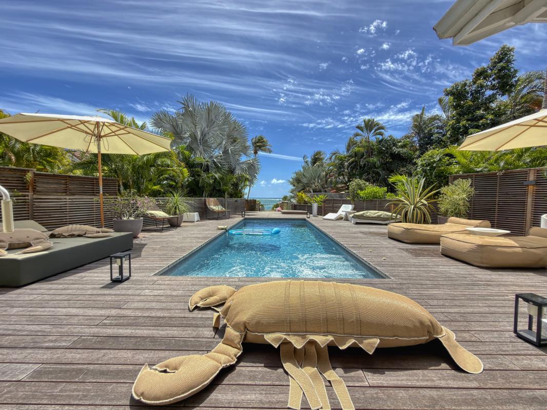 2.Location villa 4 chambres piscine saint françois guadeloupe - Vue mer